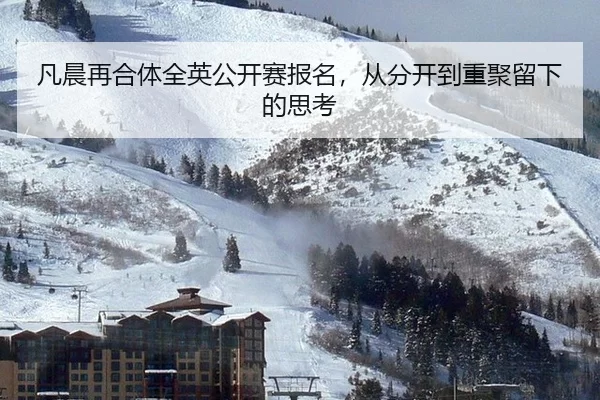 凡晨再合体全英公开赛报名，从分开到重聚留下的思考
